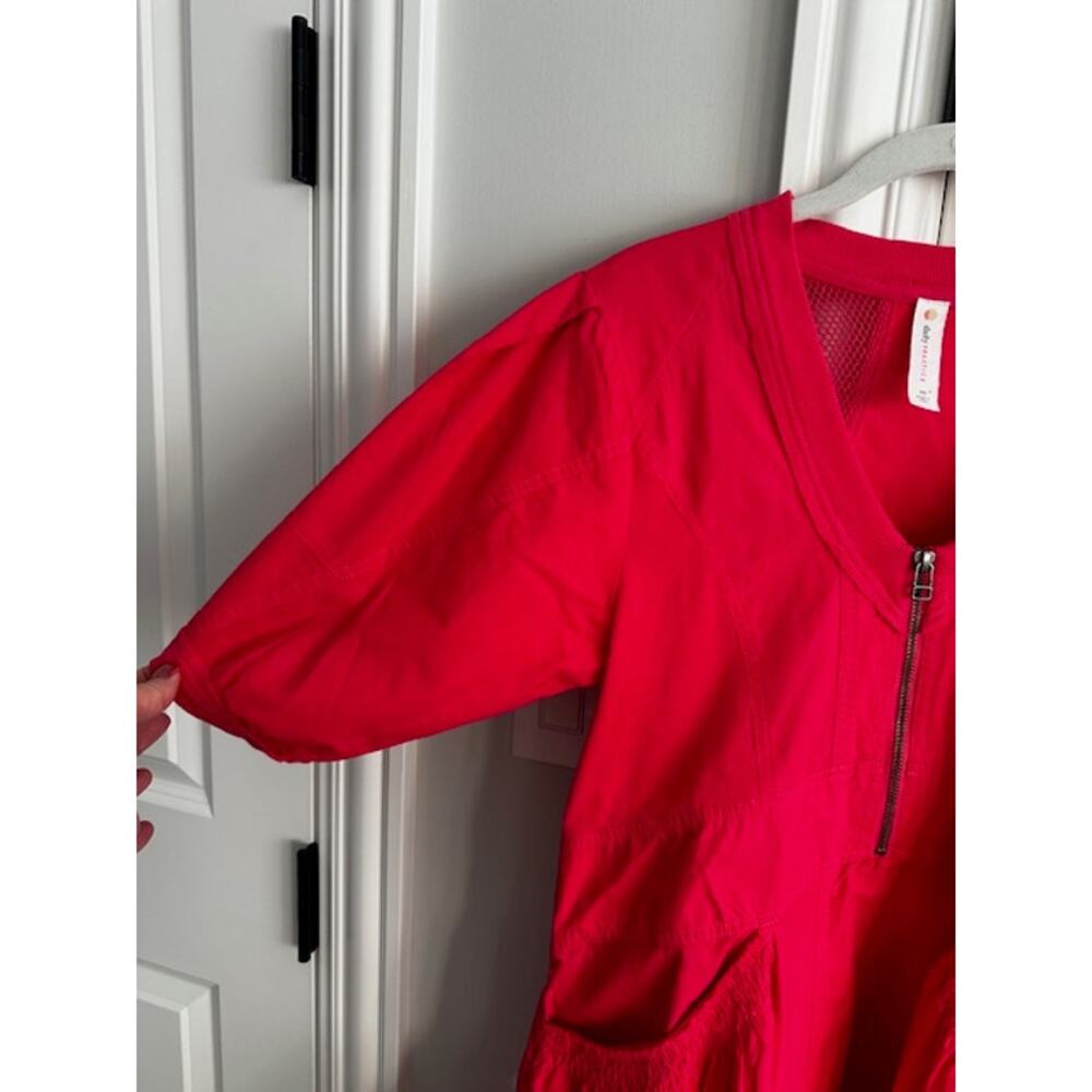 Daily Practice By Anthropologie NWOT Tiered Mini Zip Dress XS Pink - Picture 5 of 11